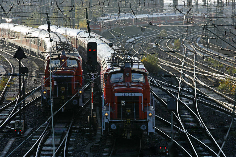 Züge und Gleise