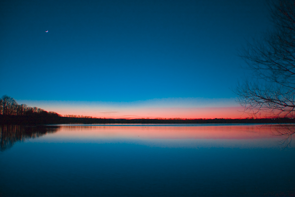 Zülpicher See die blaue Stunde