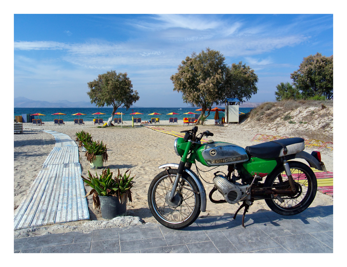 Zündapp am Strand