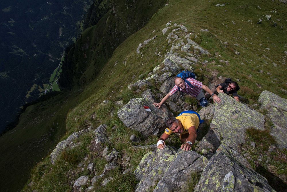 Zünftige Männertour auf die Joggelealm