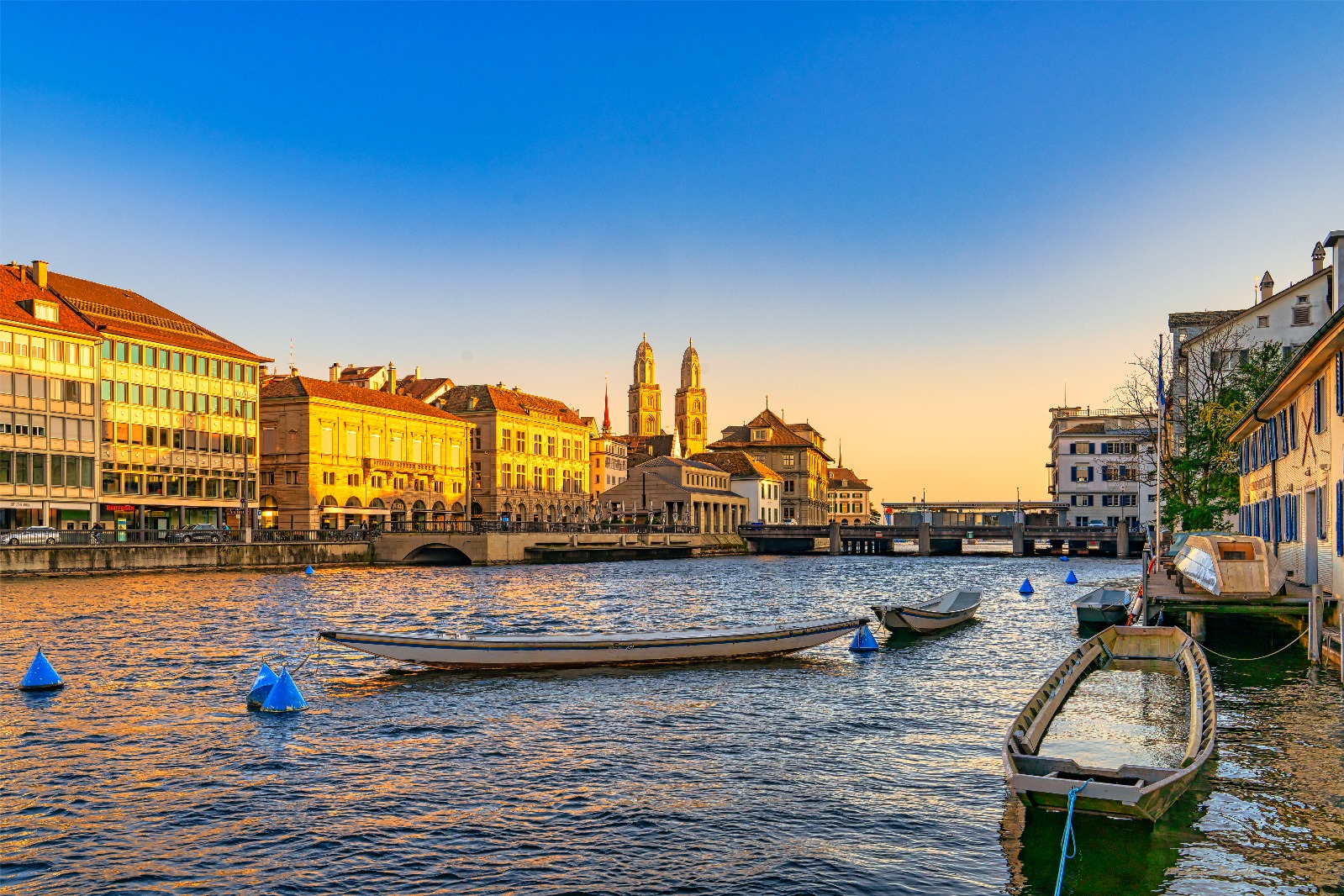 Zürich am See während Lockdown