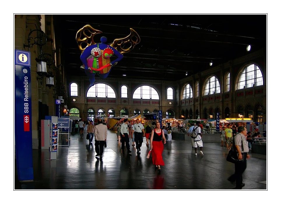 zürich. bahnhof.