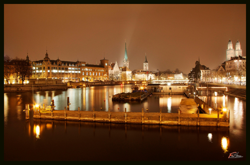 Zürich bei Nacht