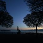 Zürich bei Nacht, Bürkliplatz, 17.12.20