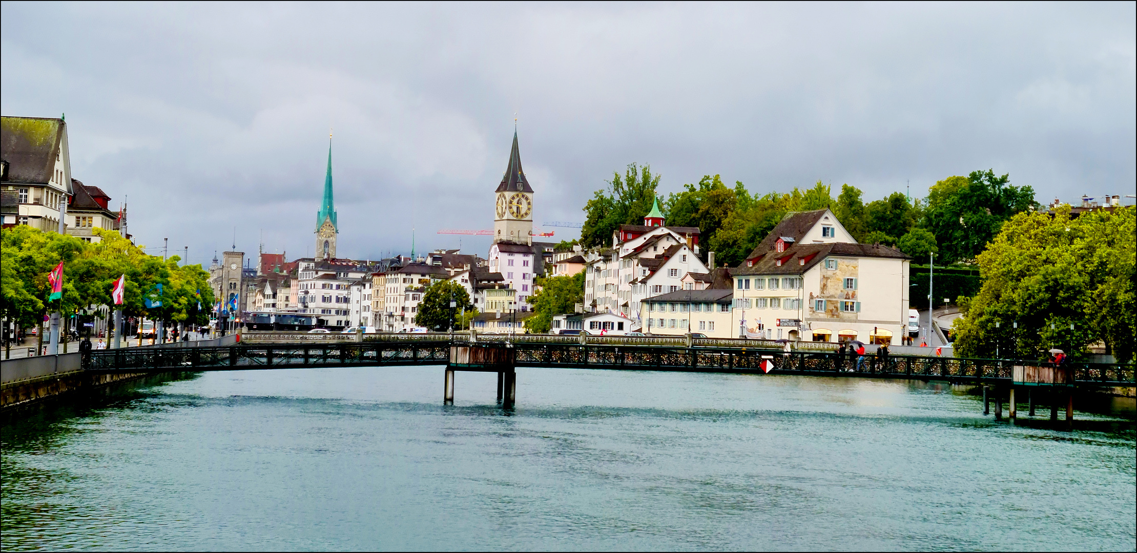 Zürich bei Regen