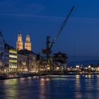 Zürich blaue Stunde