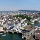 Zürich City Panorama vom Grossmünster