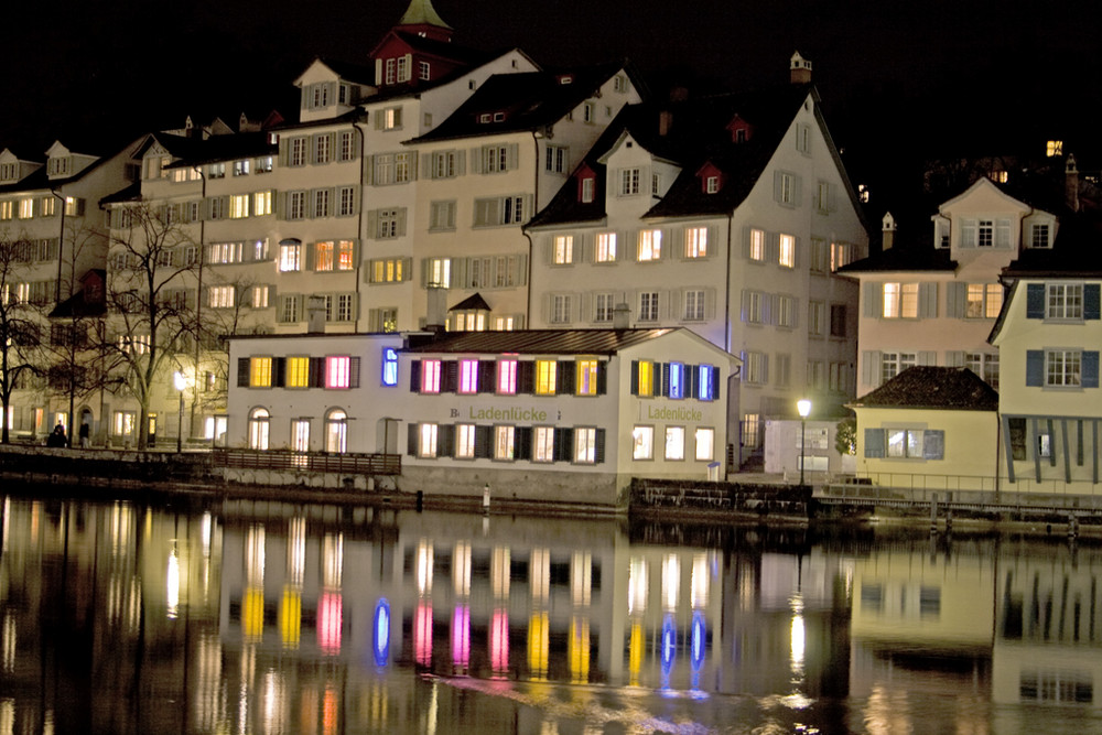 Zürich Downtown by night