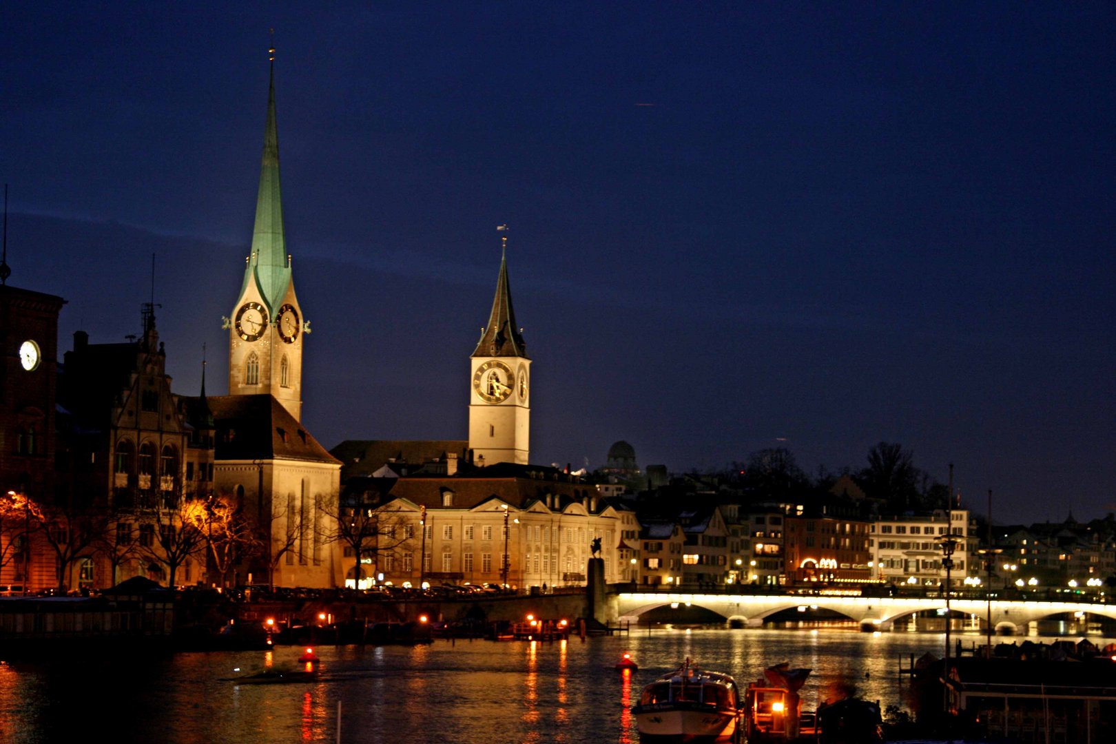 Zürich Fraumünster und St. Peter Kirche