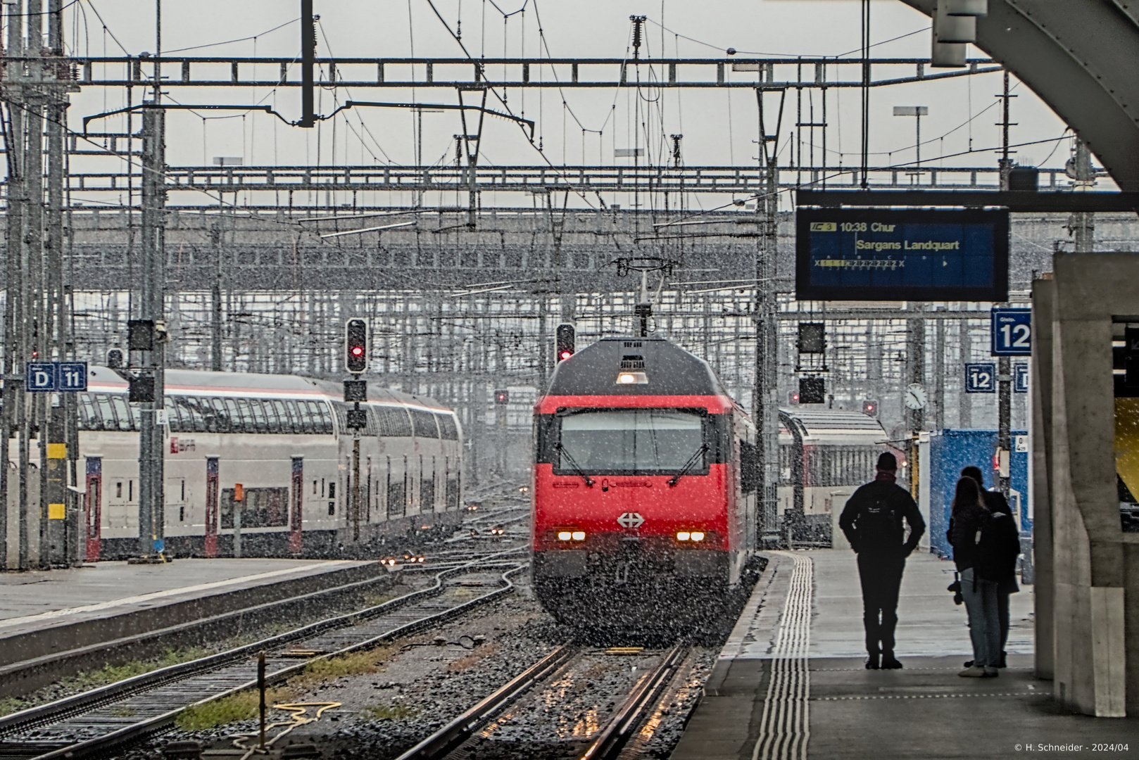 Zürich Hbf - Bereistellung IC3