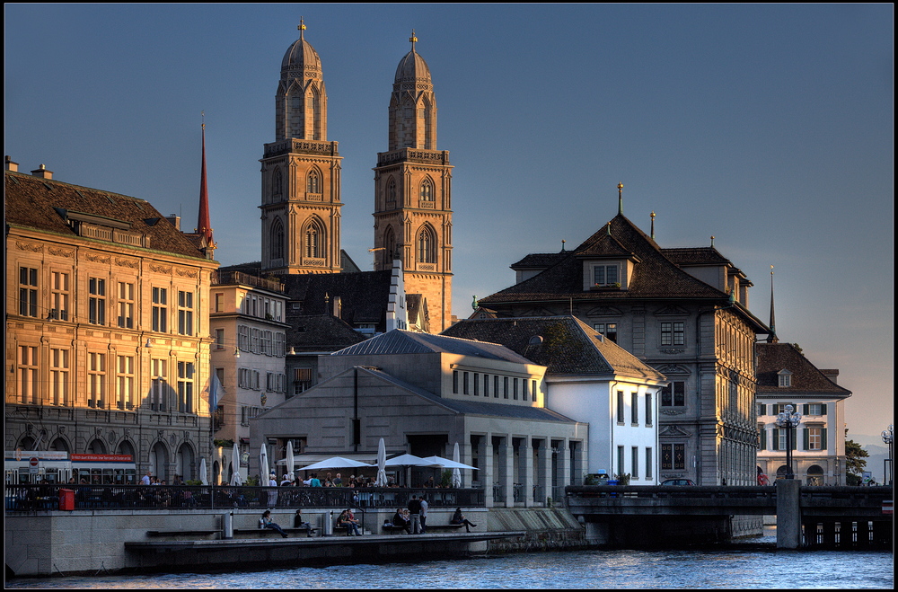 Zürich im Abendlicht