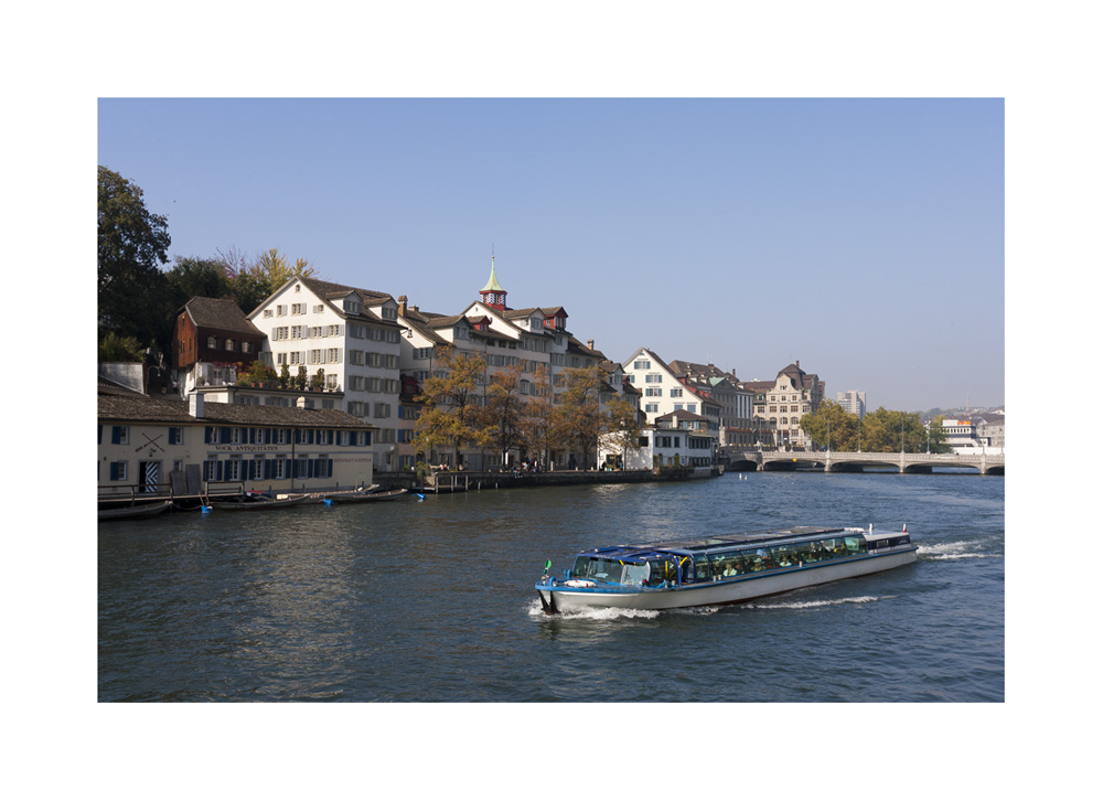 Zürich im goldenen Herbst