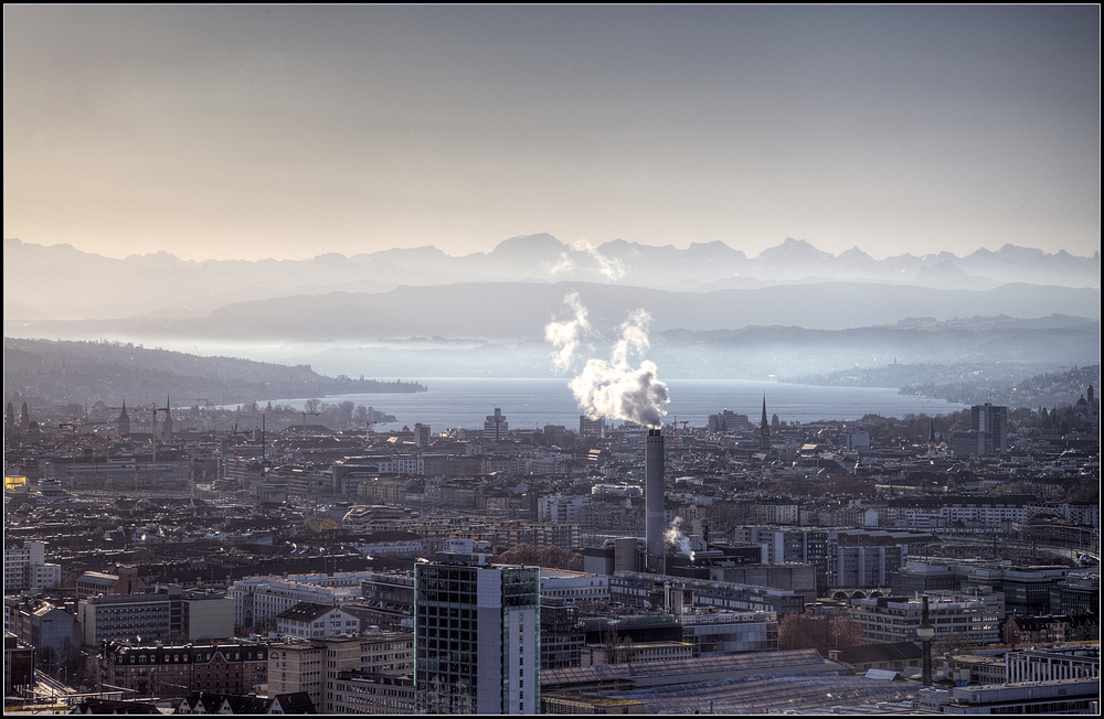 Zürich im Novemberlicht