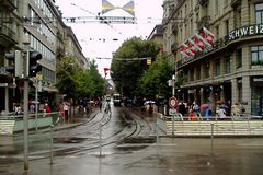 Zürich im Regen