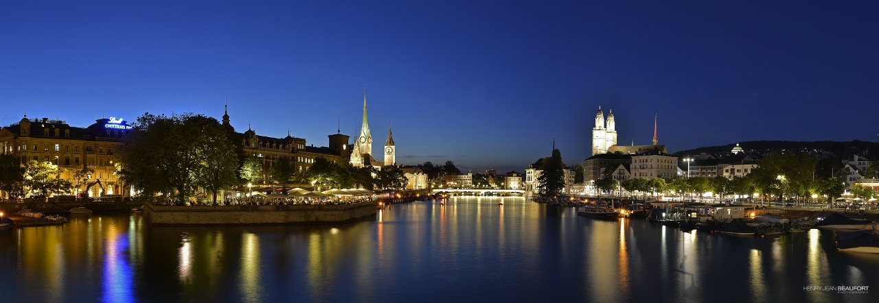 Zürich in der blauen Stunde #1