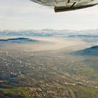 Zürich mit Nebelschleier
