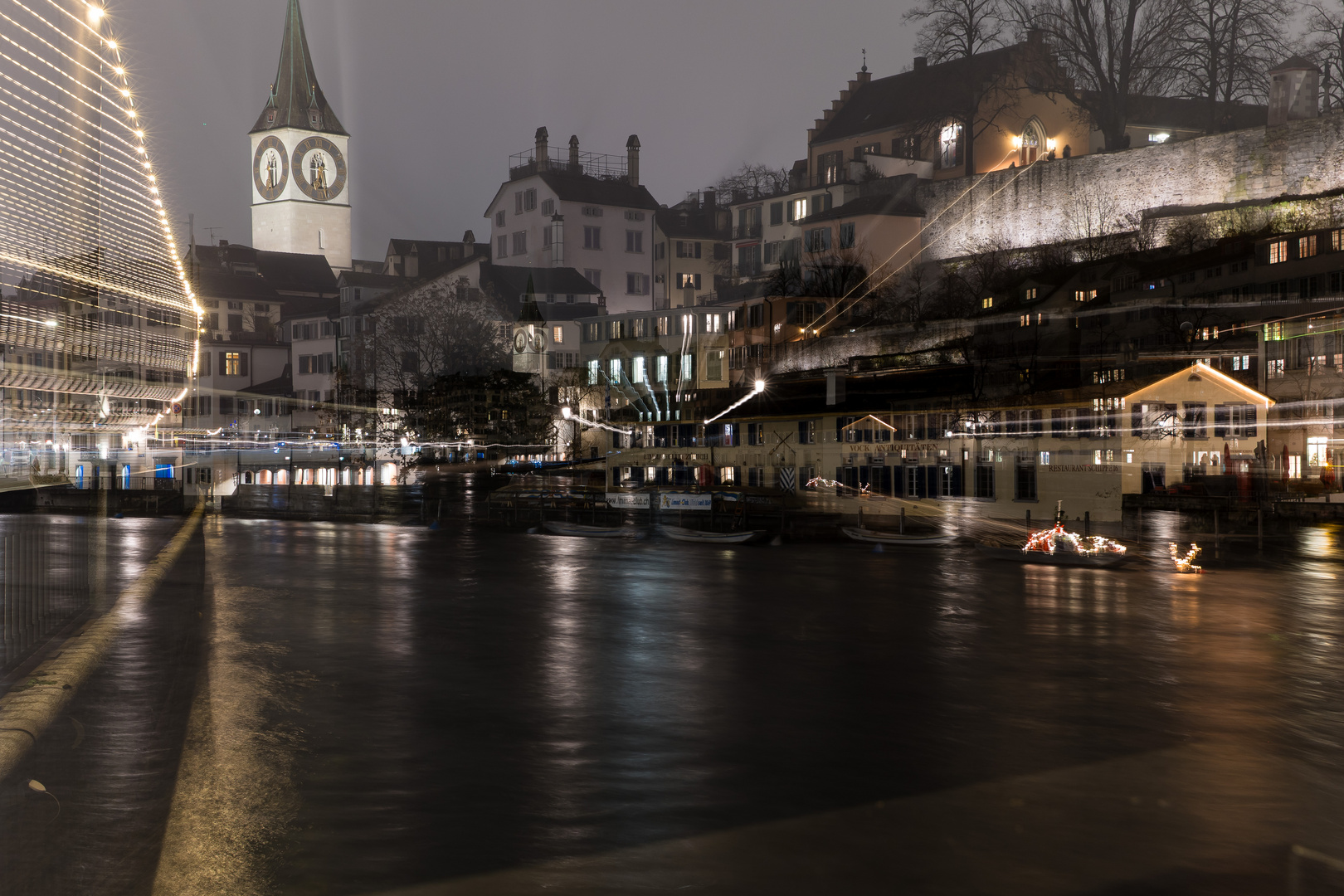 Zürich mit Zoomeffekte