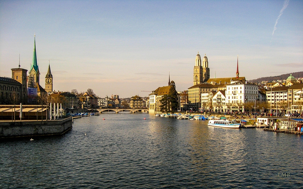 Zürich nach dem Winter