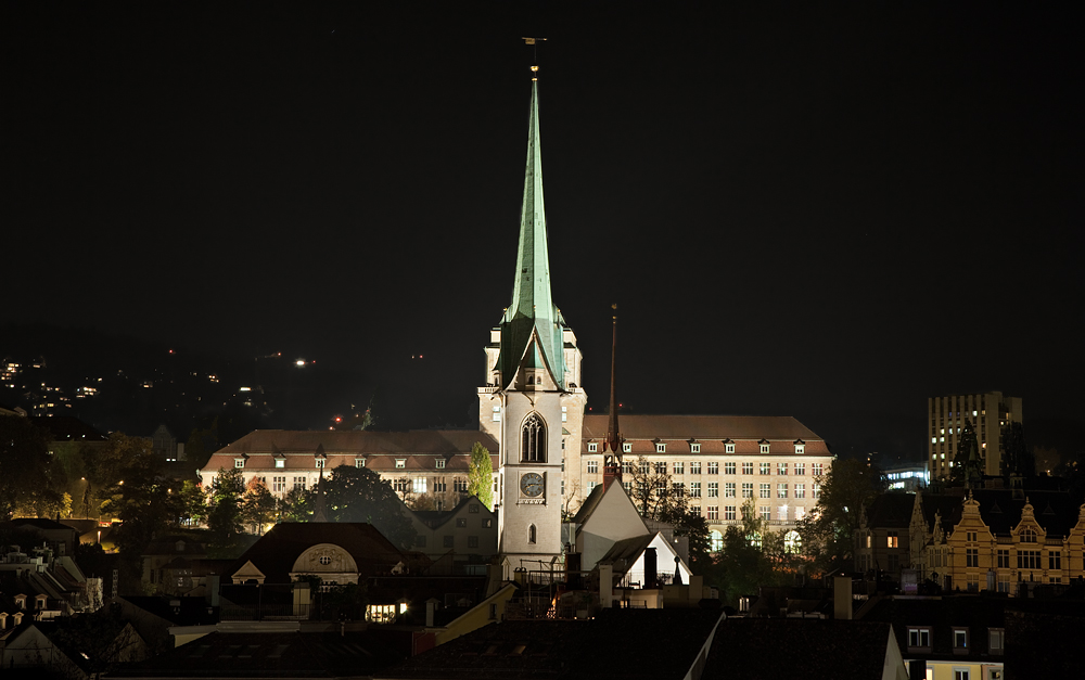 Zürich Predigerkirche und ETH-Bibliothek