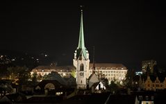 Zürich Predigerkirche und ETH-Bibliothek