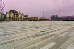 Zürich, Sechseläutenplatz (nach Annahme der Einwanderungsinitiative)