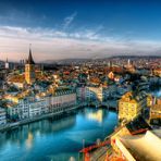 Zürich, Sicht vom Grossmünster