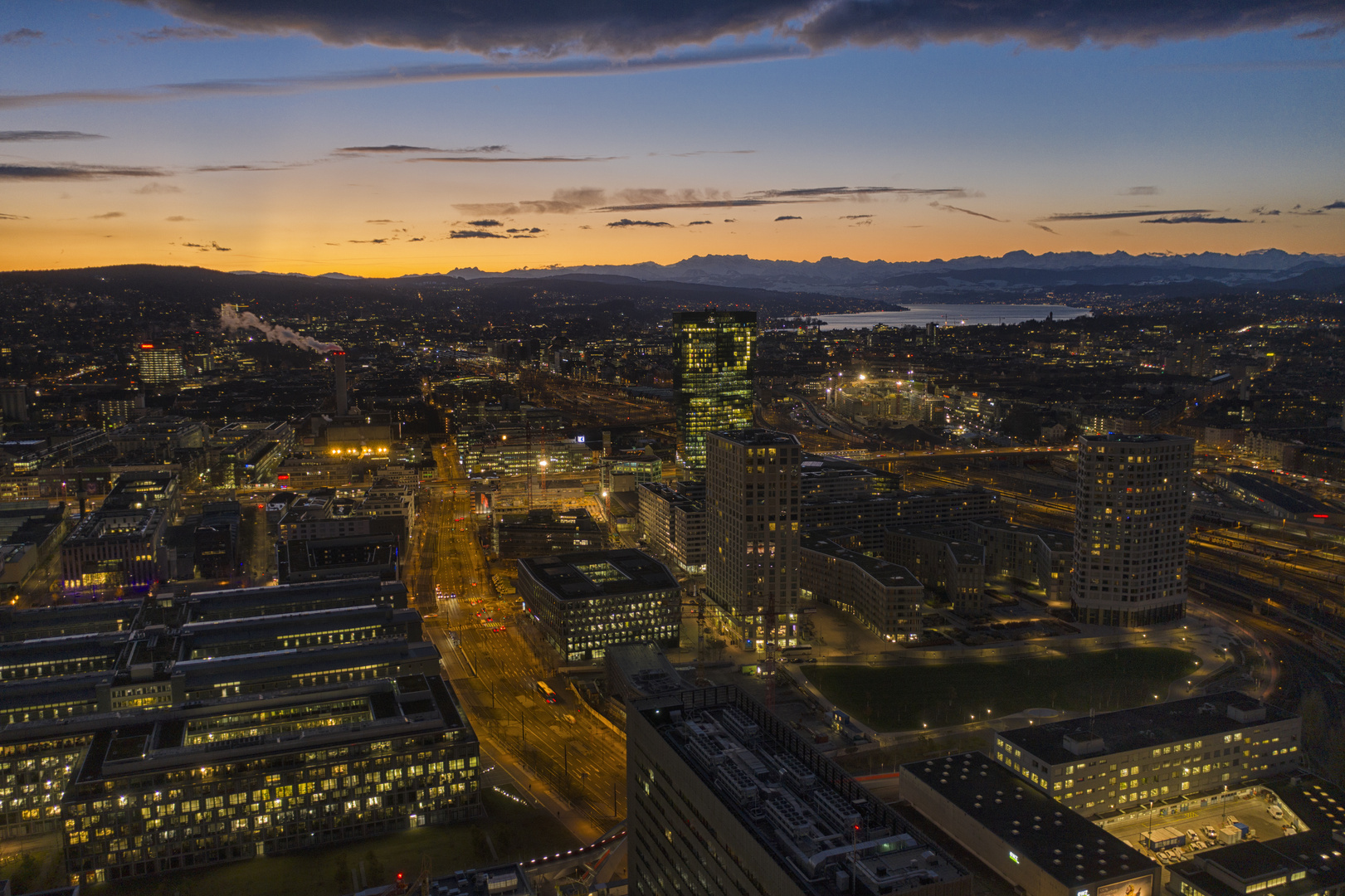 Zürich Sonnenaufgang 1