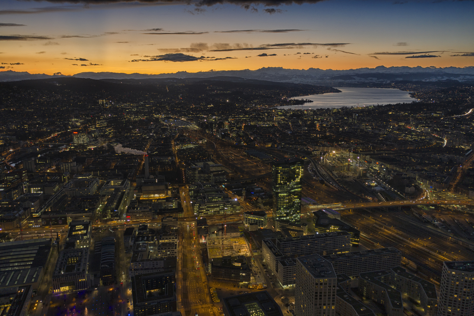 Zürich Sonnenaufgang 3