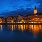 Zürich Stadthausquai Panorama