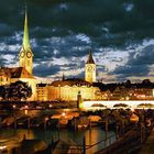 Zürich und die Abenddämmerung