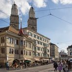 Züricher Ansichten am Limmatquai