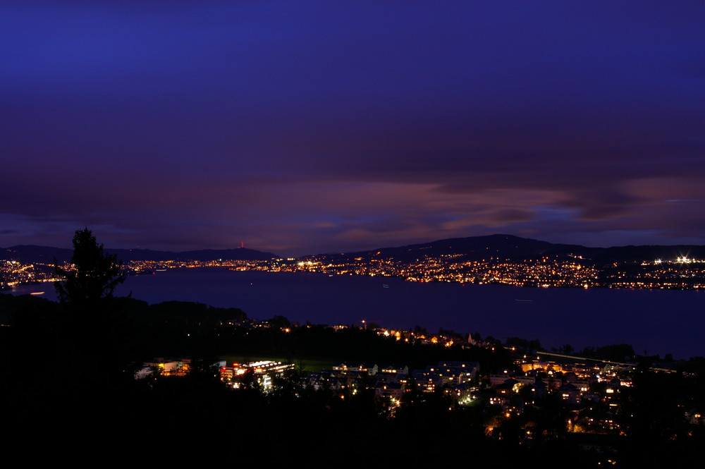 Zürichsee bei Abendstimmung