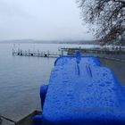 Zürichsee bei Regen