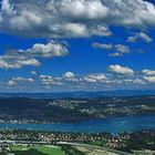 Zürichsee Panorama (aus Uetliberg)