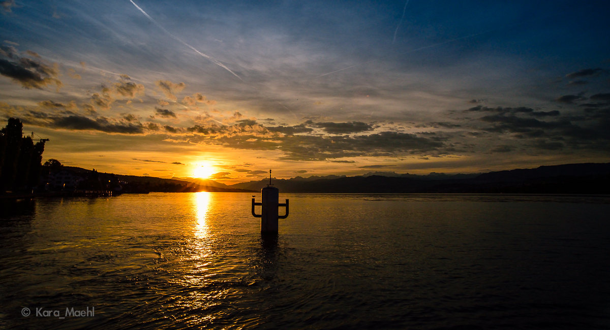 Zürichsee Sonntag Morgen