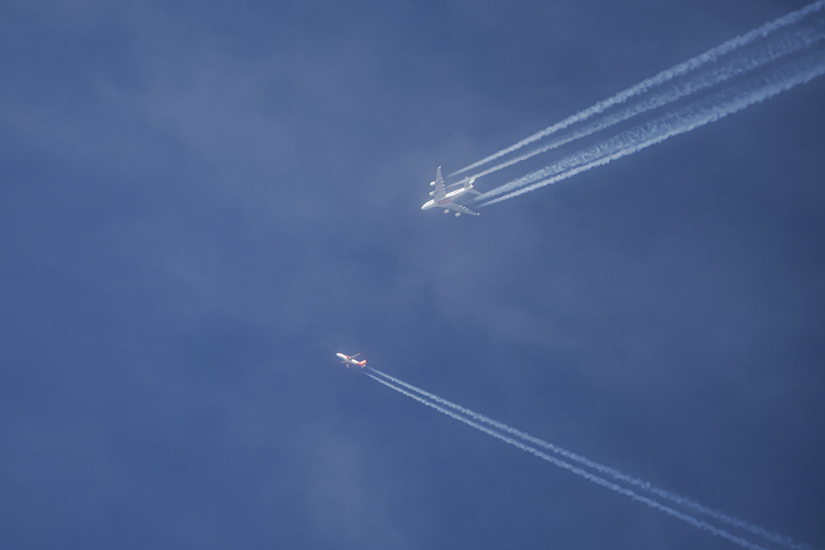 Zufällige Begegnung am Himmel