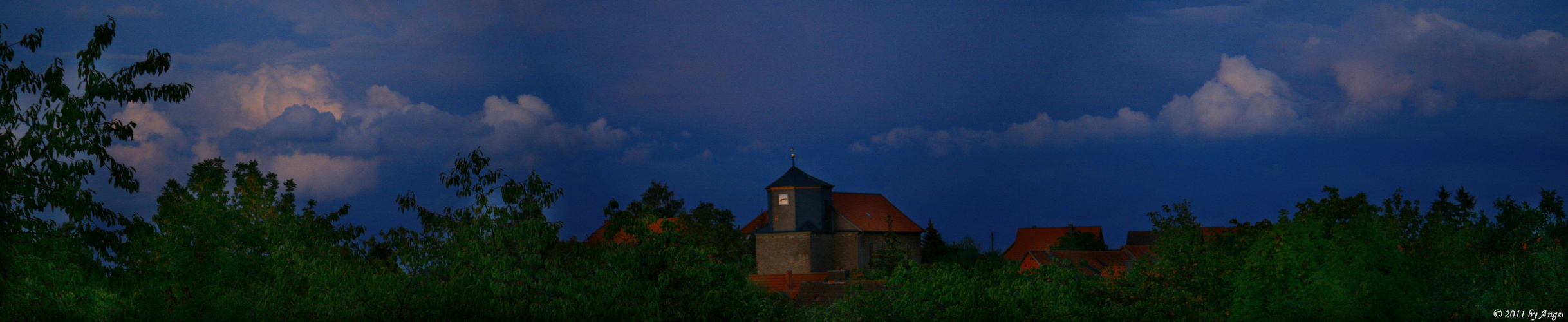 Zufällige Wolkenanordnung...