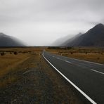 Zufahrt zu Mount Cook