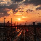 Zufahrt zum Hauptbahnhof München 