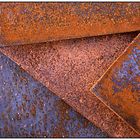 Zufallskunst 1 - Rostige Metallplatten