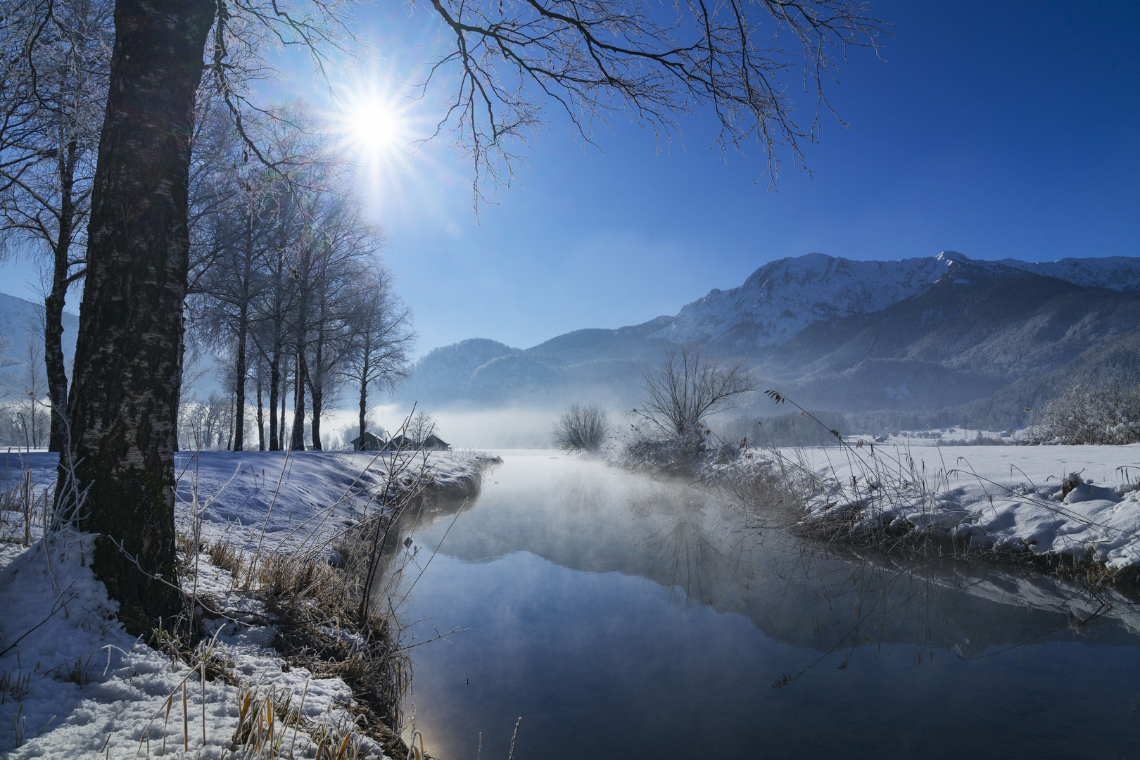 Zufluss am Kochelsee