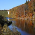 Zufluß der Müglitz in die Hochwasserschutztalsperre...