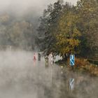 Zufluss des Teltowkanals in den Griebnitzsee - Grenze Berlin/Brandenburg