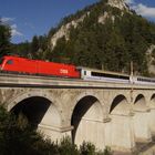 Zug 102 mit 1116.129 auf der Krauseklauseviadukt bei Breitenstein am 25.9.2012