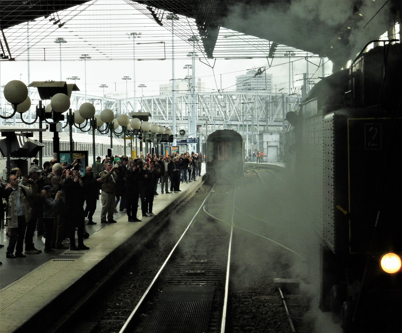 Zug Dampf Paris Gare lum-19-col