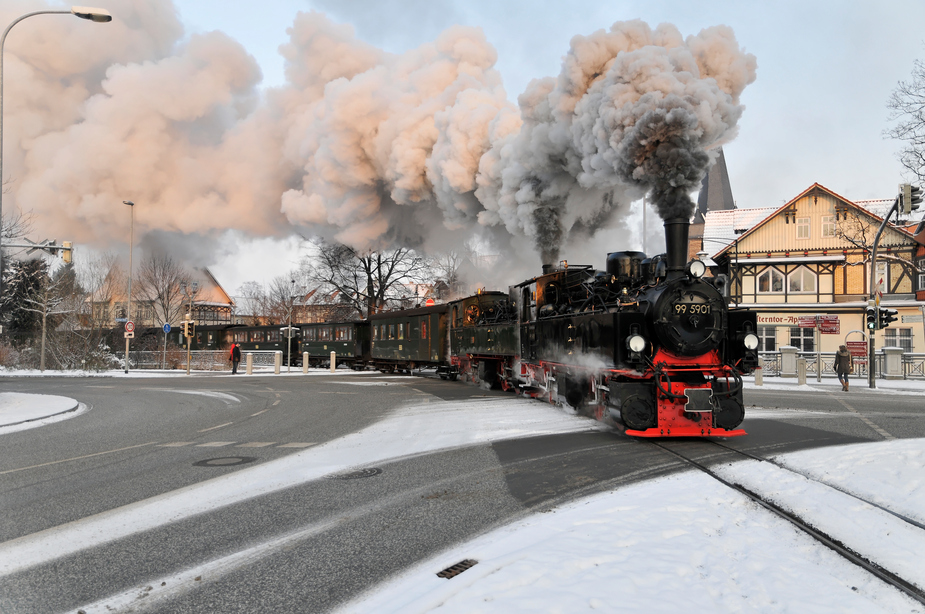 Zug der HSB Wernigerode zum Brocken