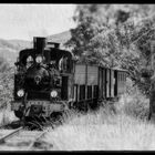 Zug der Pommerschen Kleinbahn nach Restaurierung (Fotofahrt, Sauerland)