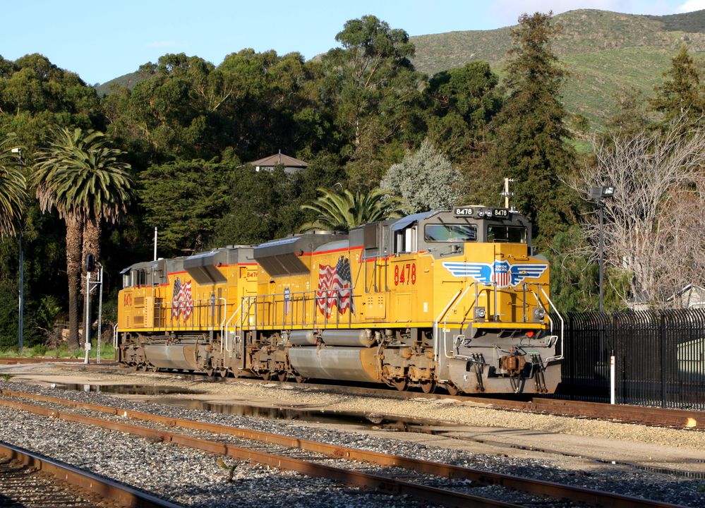 Zug in Kalifornien by lya von falkenstein 