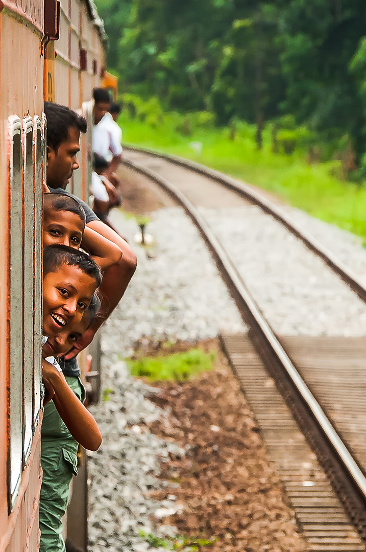 Zug nach Kandy