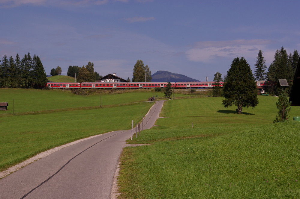 Zug nach Mittenwald